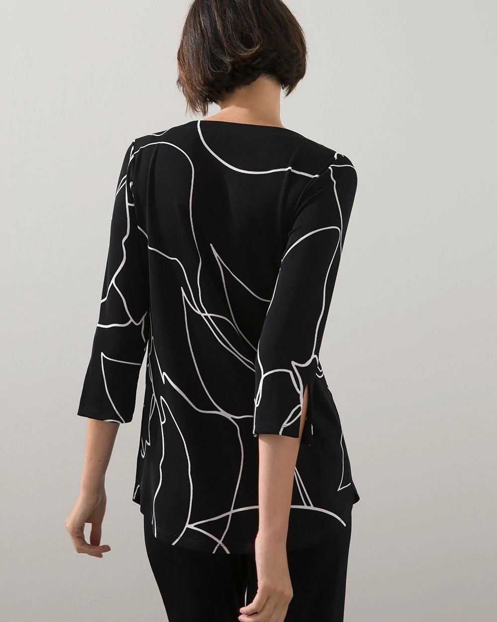 Travelers Classic Abstract Print Tunic