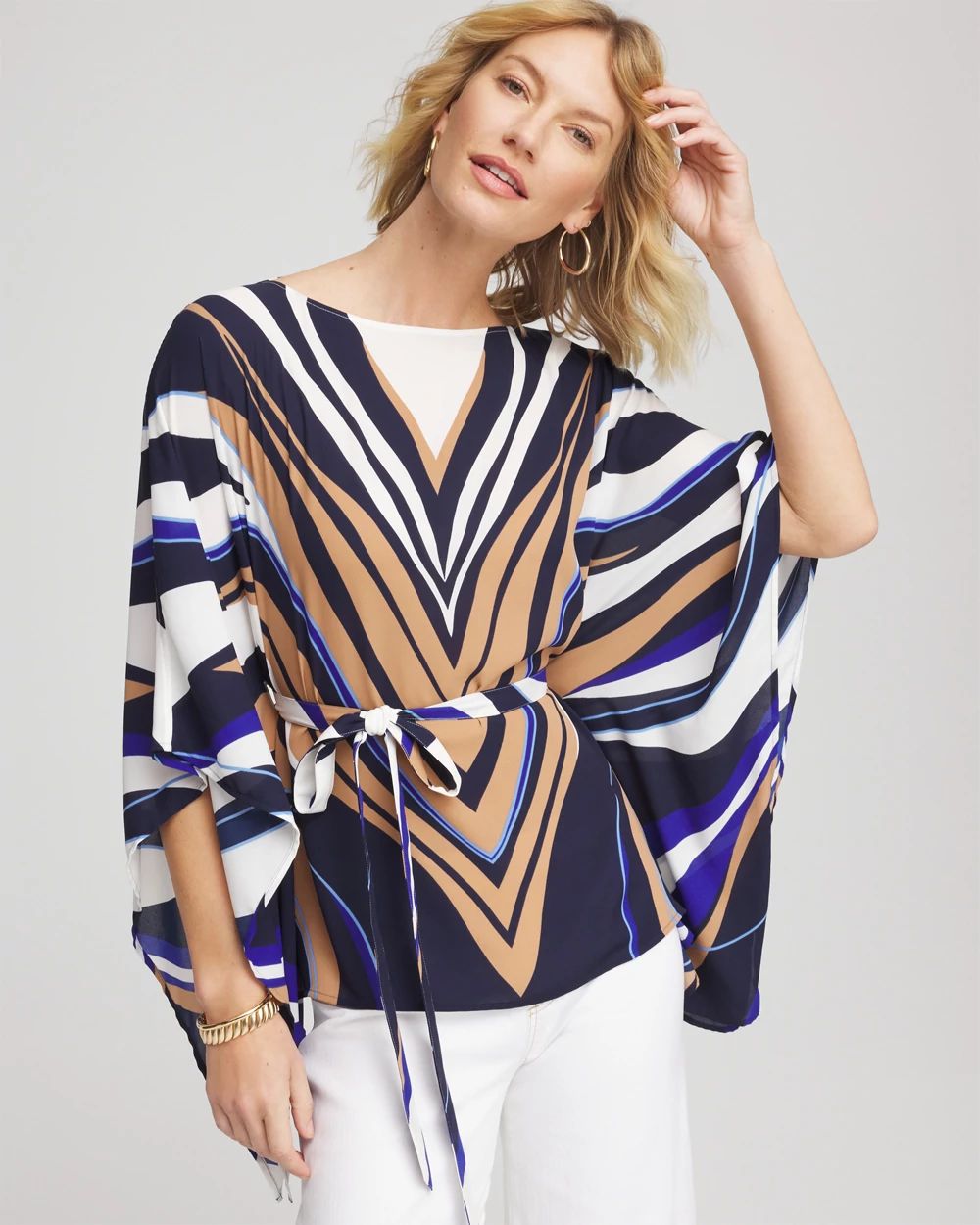 Voyage Belted Poncho
