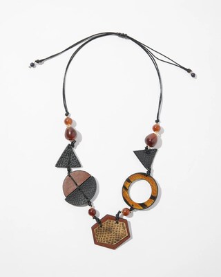 Adjustable Animal Print Necklace