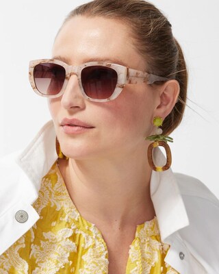 Nude Tort Sunglasses