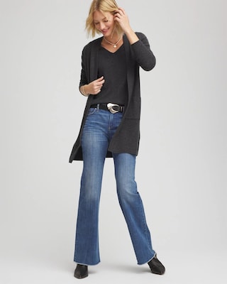 Relaxed V-Neck Cashmere Sweater click to view larger image.