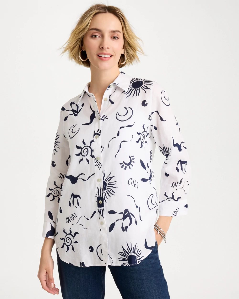 No Iron™ Linen Beach Shirt