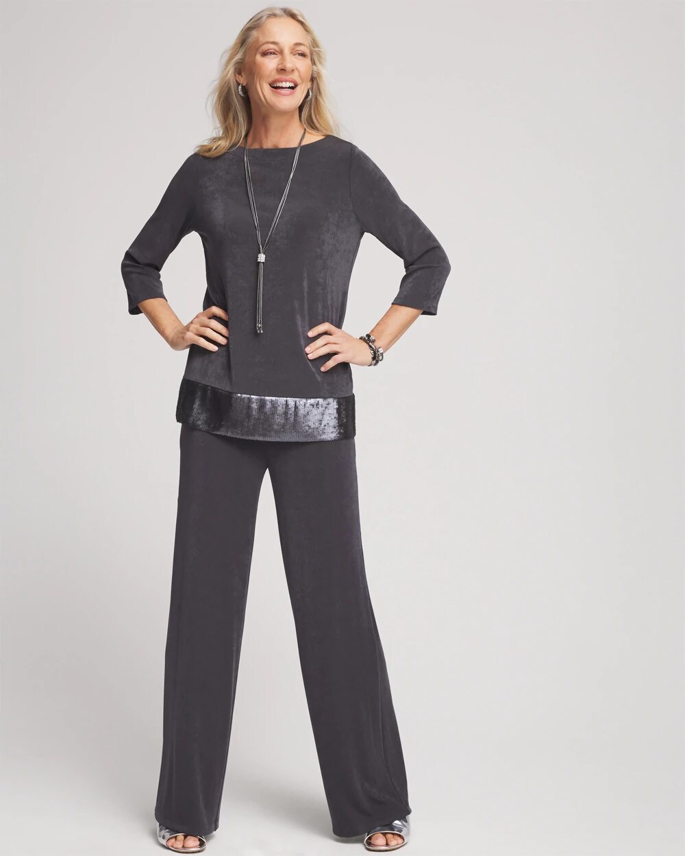 Travelers™ Sequin Trim Tunic