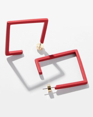 Red Square Hoops