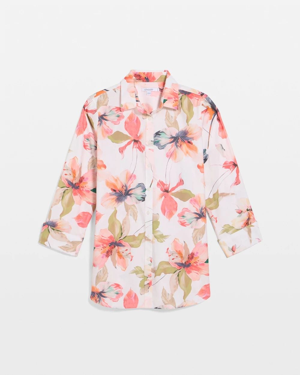 No Iron™ Stretch Croix Collage Shirt