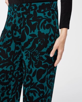 Travelers Foliage Wide Leg Ankle Pants