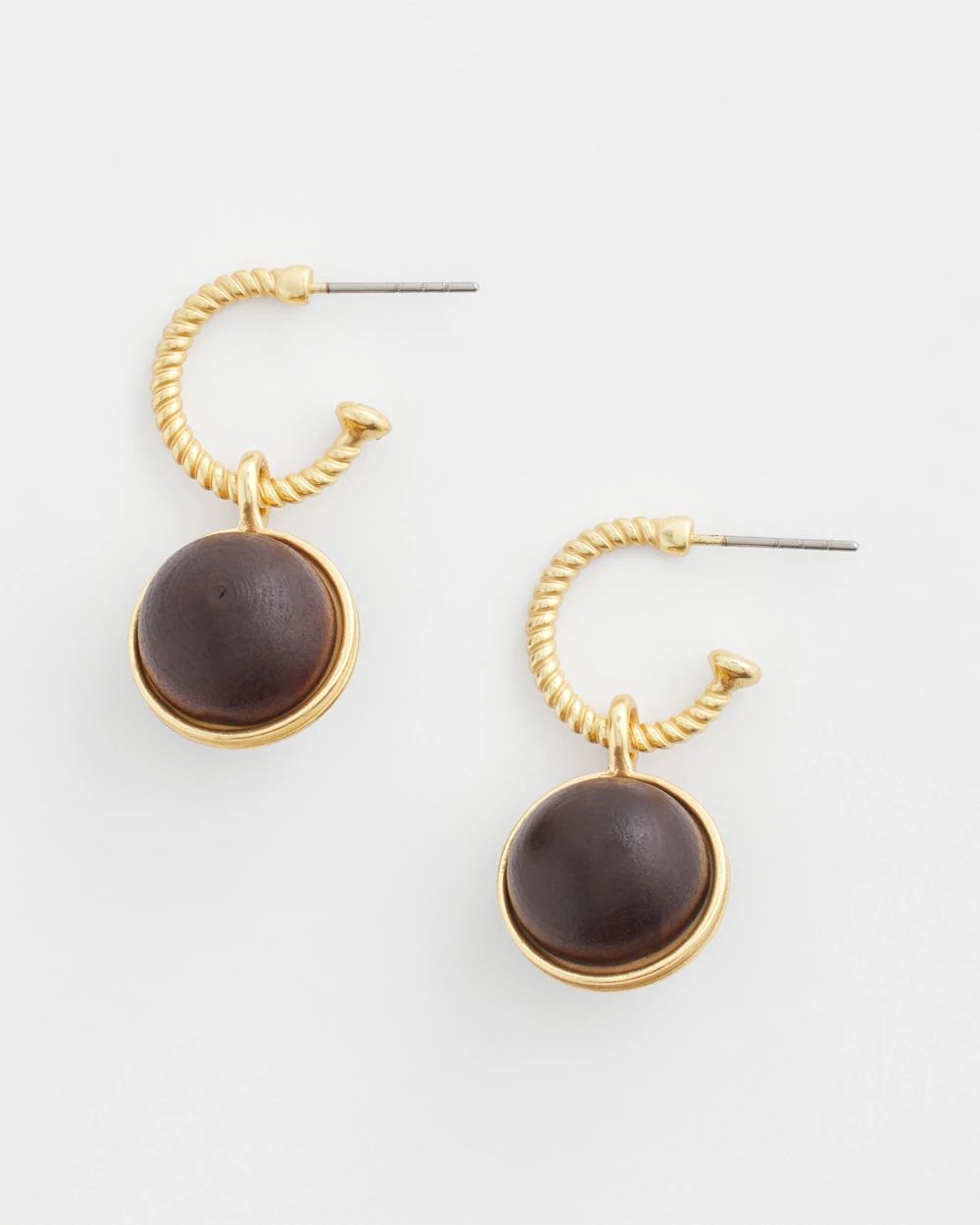 No Droop® Wooden Lantern Earrings