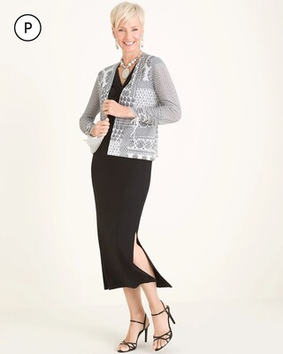 Petite Twist-Front Maxi Dress