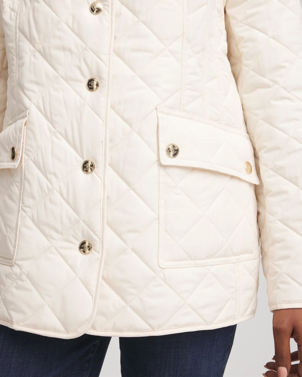 Quilted Barn Jacket click to view larger image.