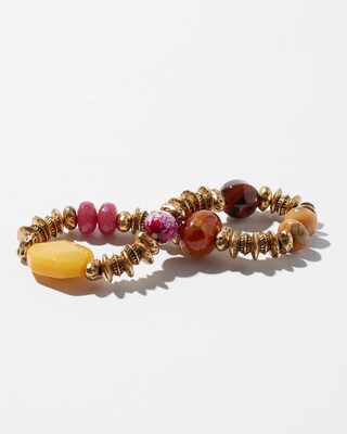 Warm Multicolor Stretch Bracelet