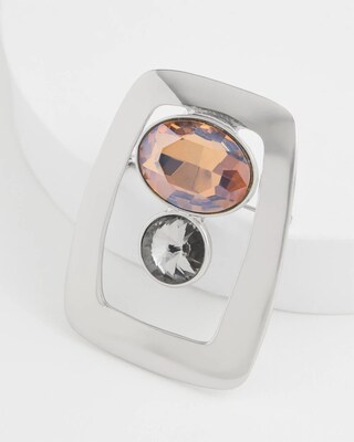 Modern Rectangle Brooch click to view larger image.