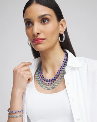 Western Multistrand Bib Necklace