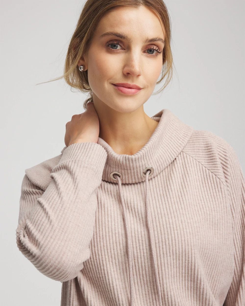 Zenergy® Brushed Cowlneck Pullover