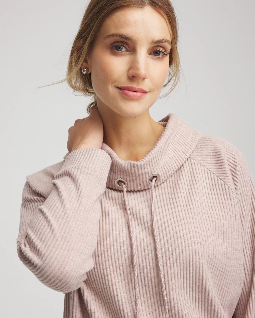 Zenergy® Brushed Cowlneck Pullover
