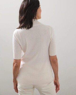 Cashmere Mock Neck Pullover Sweater