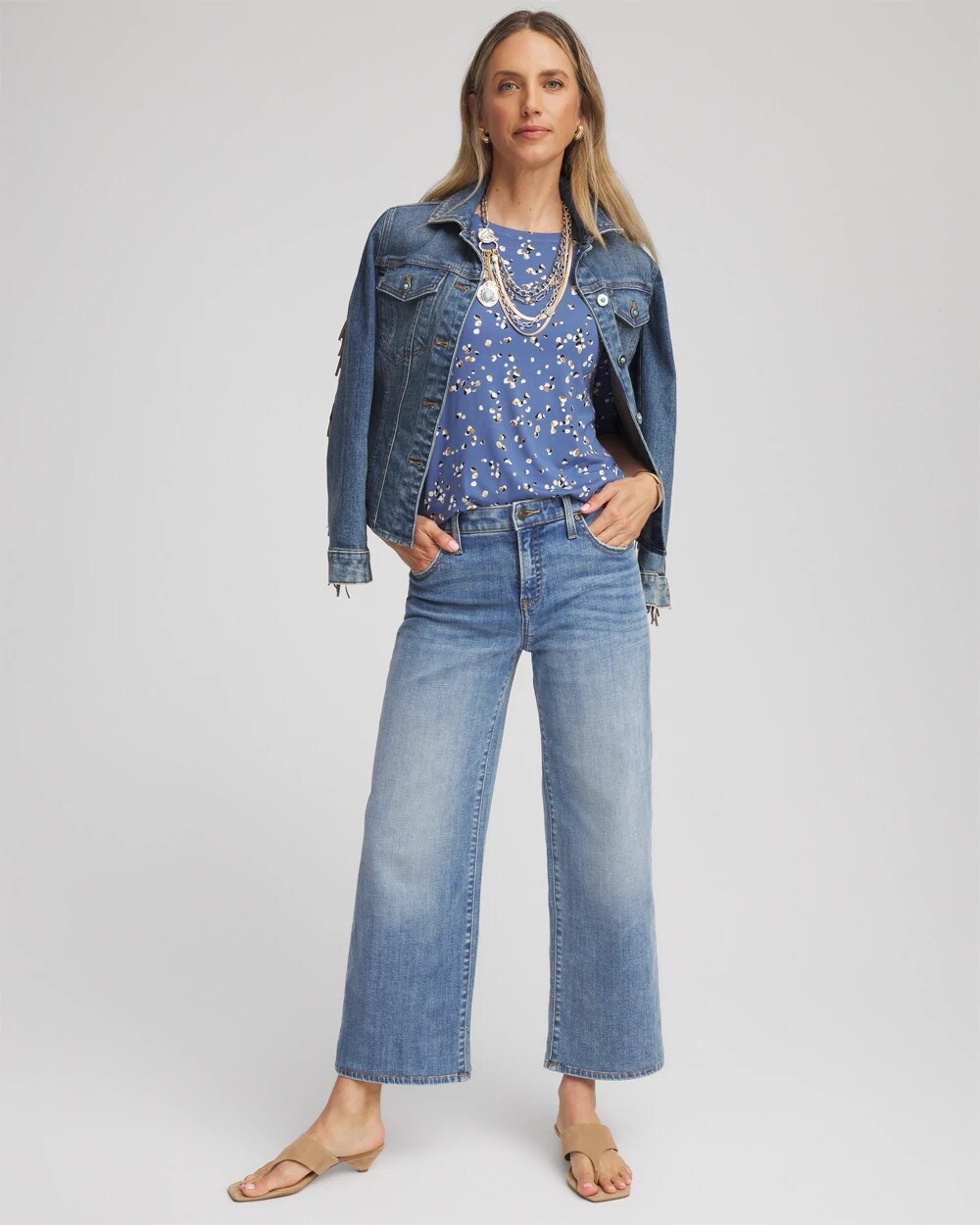 Printed Elbow Sleeve Tee