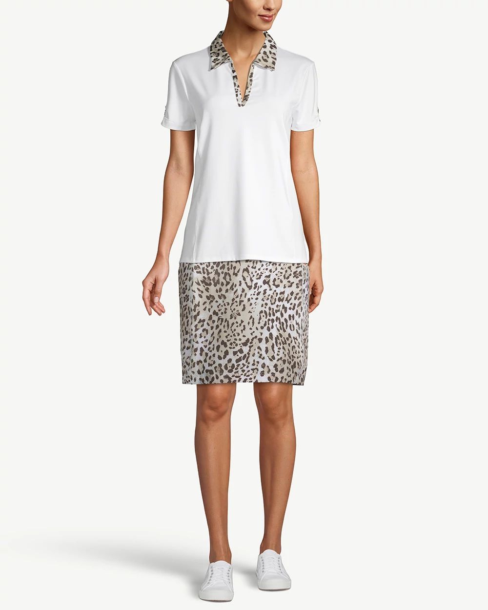 Zenergy Neema Animal-Print Skort