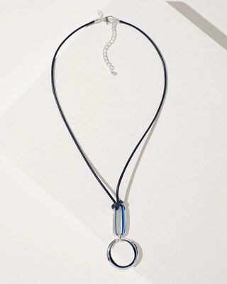 Adjustable Long Pendant Necklace
