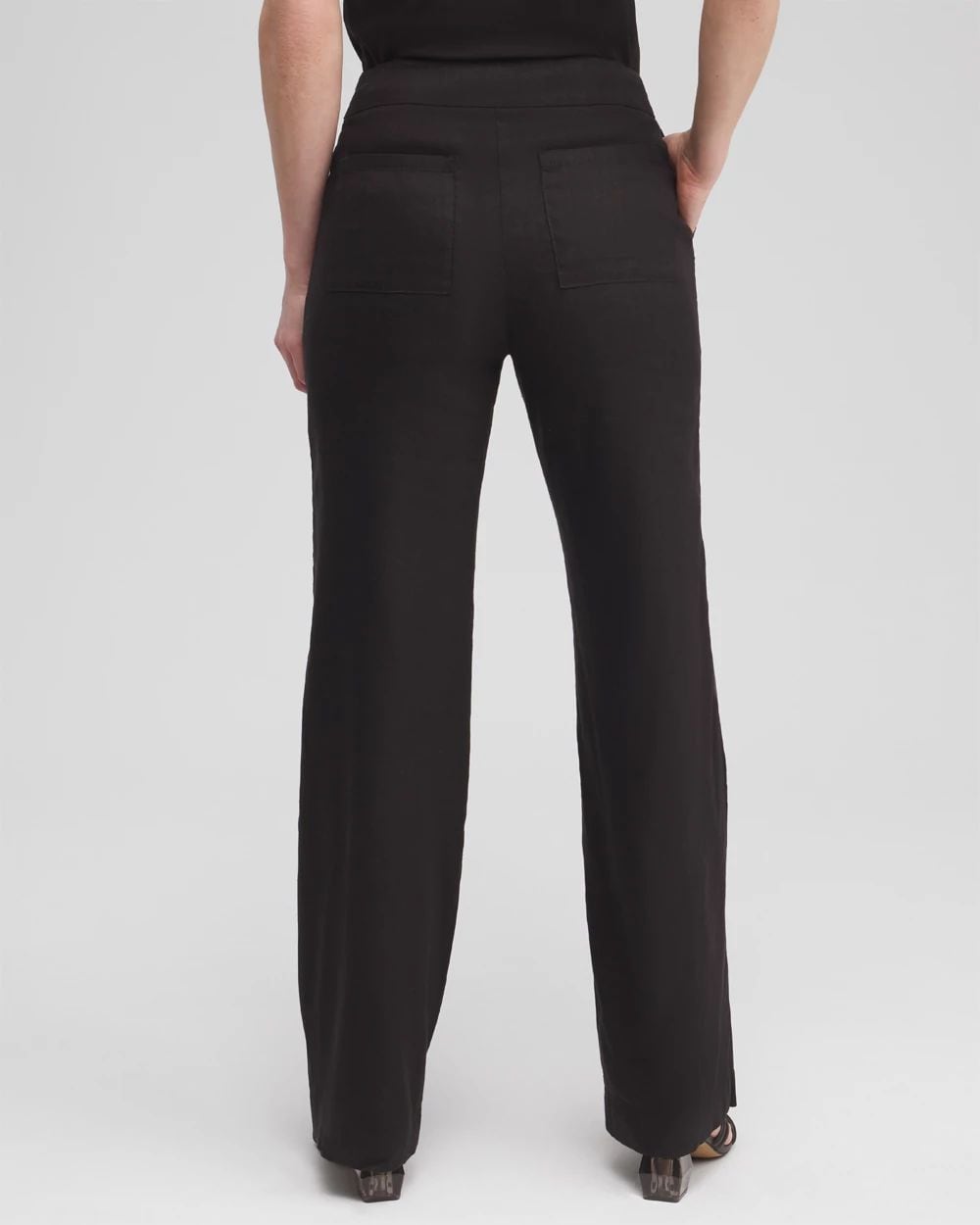 Linen Stretch Relaxed Pants click to view larger image.