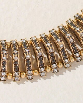 Gold-Tone Statement Collar Necklace