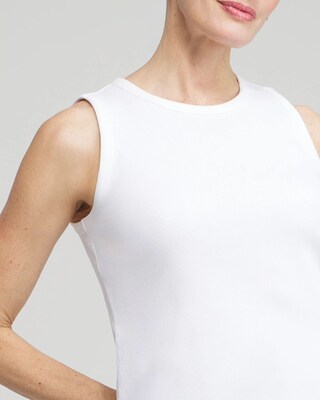 Ribbed High Neck Tank click to view larger image.
