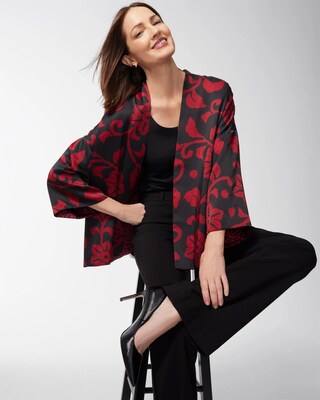 Reversible Short Kimono