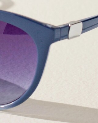 Blue Wayfarer Sunglasses