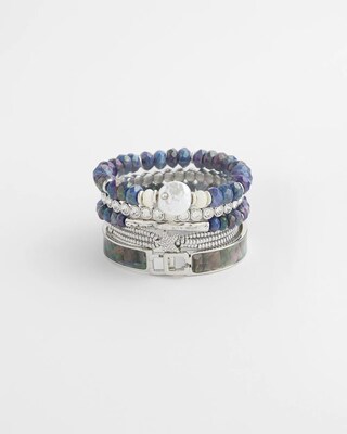 Chico's Click Lip Shell Bangle click to view larger image.