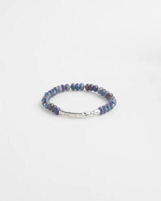 Sodalite Bar Stretch Bracelet