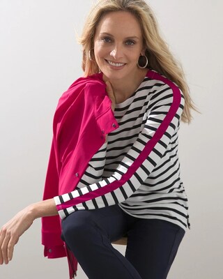 Zenergy French Terry Contrast Top