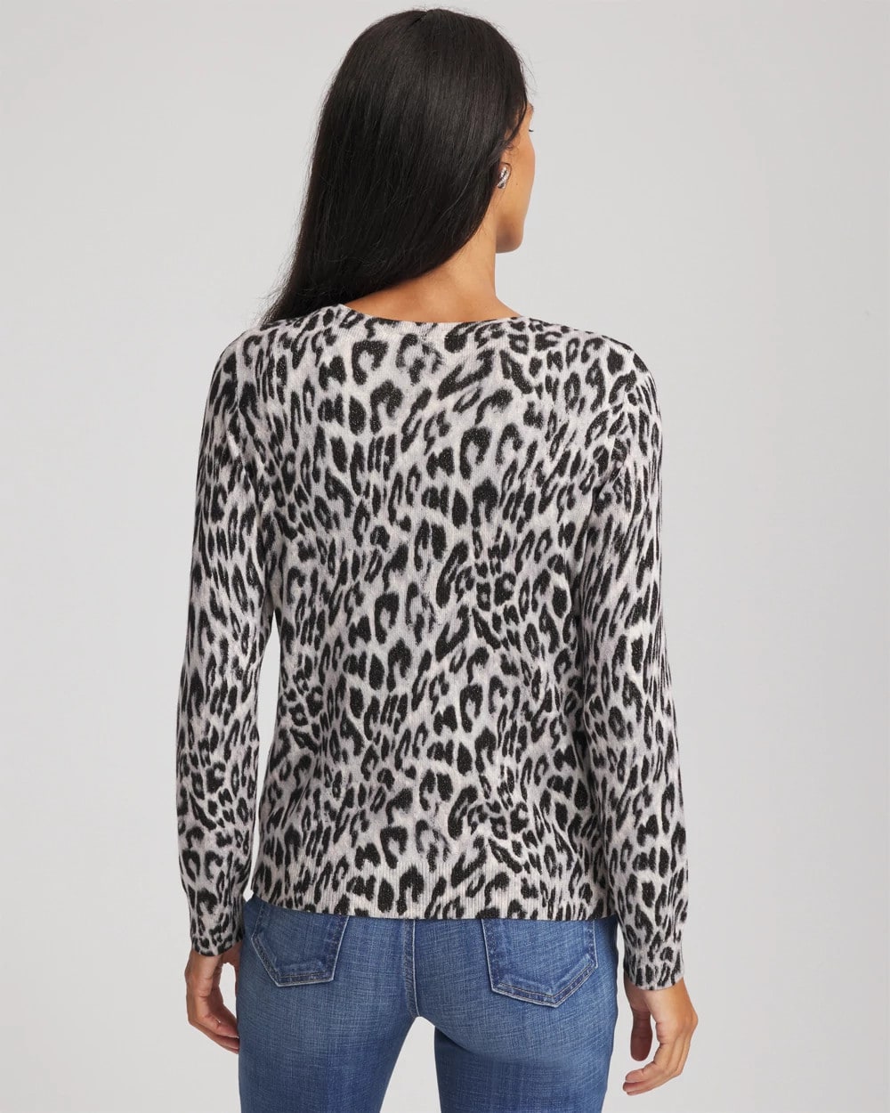 Ella Animal Crewneck Cardigan