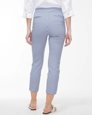 Juliet Gingham Straight Crops