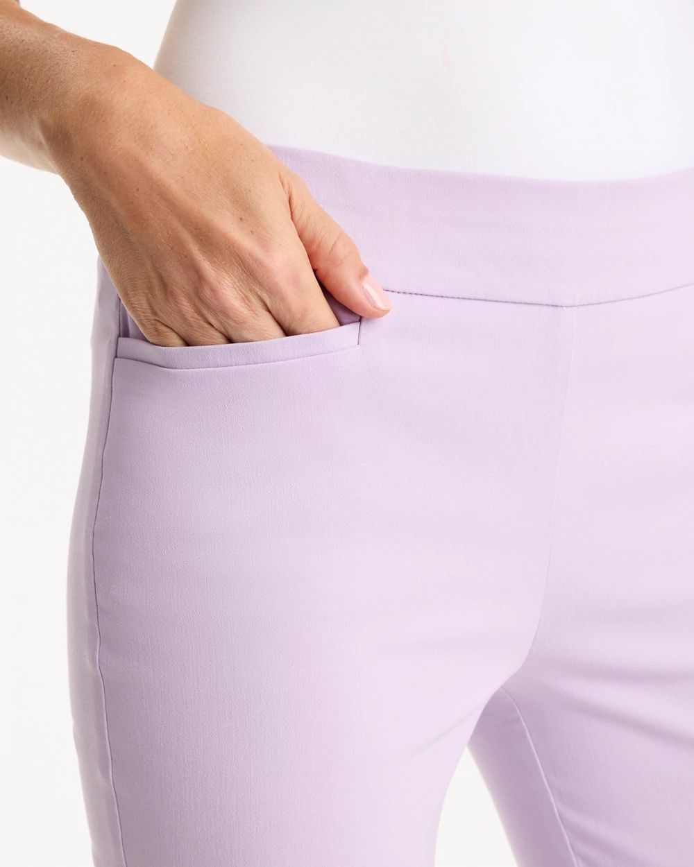 Brigitte™ Slim Pull-On Crop Pant click to view larger image.