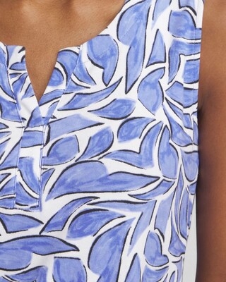 Modern Notch Neck Tank