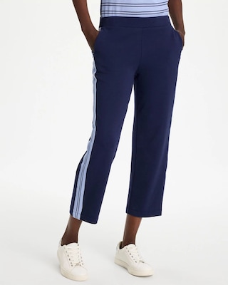 Zenergy® French Terry Striped Crops click to view larger image.