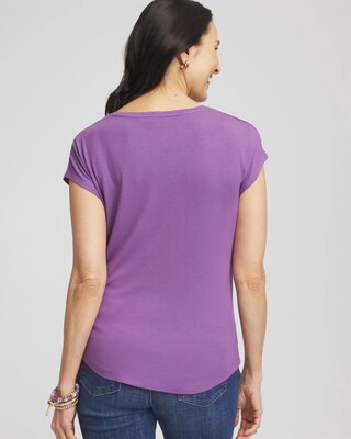 Cap Sleeve Dolman Tee click to view larger image.