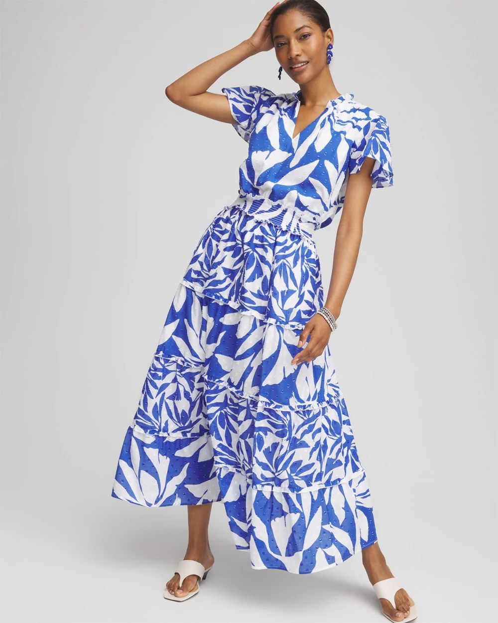 Flutter Sleeved Maxi Dress