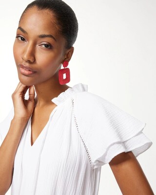 White Gauze Maxi Dress