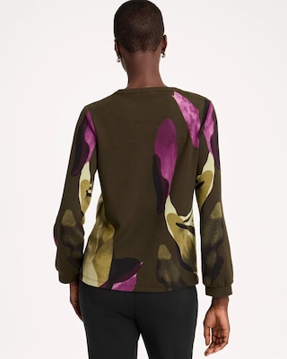 Zenergy® Soft Printed Long-Sleeve Top click to view larger image.