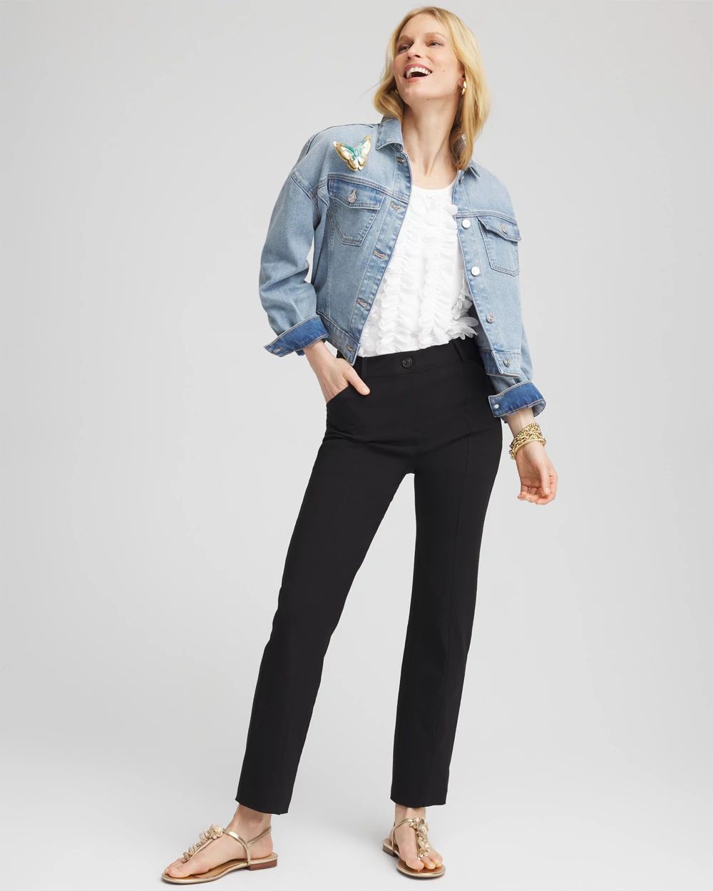 Twill Superior Stretch Ankle Pants