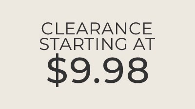 Clearance Starting At $9.98